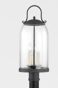 Troy P5187-FRN 3 Light Exterior Pendant, French Iron