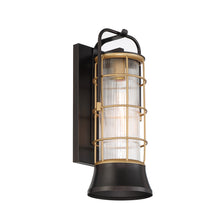 Load image into Gallery viewer, Eurofase 44263-010 Rivamar 1 Light Lantern In Oil Rubbed Bronze + Gold