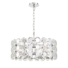 Load image into Gallery viewer, Eurofase 44285-012 Perrene 6 Light Chandelier In Chrome