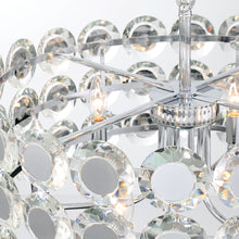 Load image into Gallery viewer, Eurofase 44285-012 Perrene 6 Light Chandelier In Chrome