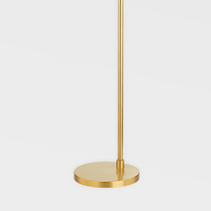 Mitzi HL647401-AGB 1 Light Floor Lamp, Aged Brass