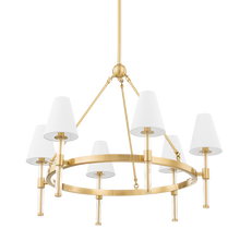 Load image into Gallery viewer, Mitzi H630806-AGB 6 Light Chandelier, Aged Brass
