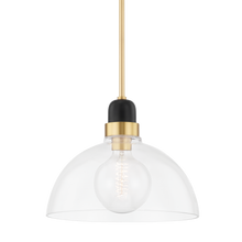 Load image into Gallery viewer, Mitzi H482701L-AGB 1 Light Large Pendant, Aged Brass
