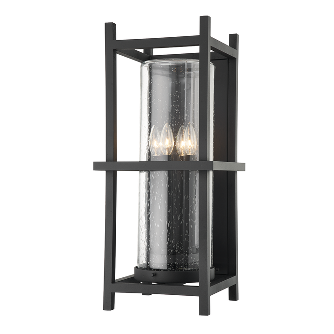 Troy B7504-TBK 4 Light Large Exterior Wall Sconce, Textured Black