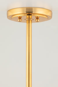 Corbett 402-10-VB 10 Light Chandelier, Vintage Brass