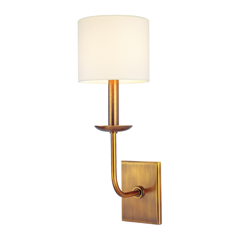 Hudson Valley 1711-Agb 1 Light Wall Sconce, AGB