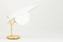 Load image into Gallery viewer, Hudson Valley KBS1749201-GL/TWH 1 Light Table Lamp, Gold Leaf/Textured On White Combo