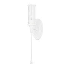 Load image into Gallery viewer, Hudson Valley 4101-WP 1 Light Wall Sconce, White Plaster