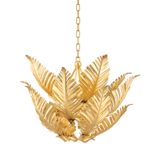 Load image into Gallery viewer, Corbett 317-48-GL Tropicale 8 Light Small Pendant, Gold Leaf