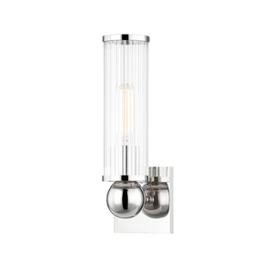 Hudson Valley 5271-PN 1 Light Wall Sconce, Polished Nickel