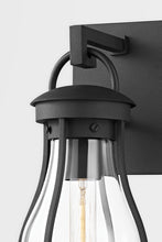 Load image into Gallery viewer, Troy B9314-TBK 1 Light Small Exterior Wall Sconce, Aluminum And Stainless Steel