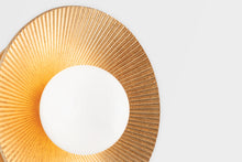 Load image into Gallery viewer, Corbett 333-05-VGL 5 Light Wall Sconce, Vintage Gold Leaf