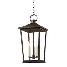 Load image into Gallery viewer, Troy F8911-TBZH 3 Light Large Exterior Lantern, Aluminum And Stainless Steel