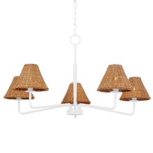Load image into Gallery viewer, Mitzi H704805-TWH 6 Light Chandelier, Texture White