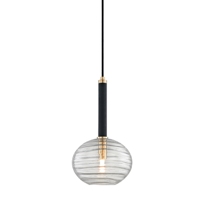 Hudson Valley 2410-Agb 1 Light Pendant, AGB