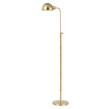 Load image into Gallery viewer, Hudson Valley MDSL521-AGB 1 Light Floor Lamp, Aged Brass