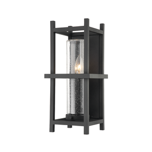 Troy B7501-TBK 1 Light Small Exterior Wall Sconce, Textured Black