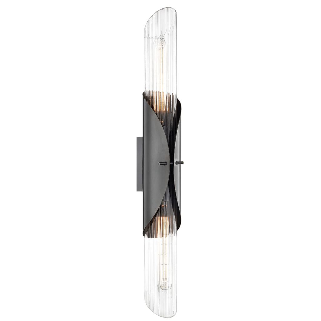 Local Lighting Hudson Valley 3526-Ob 2 Light Wall Sconce, OB Wall Sconce