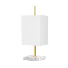 Load image into Gallery viewer, Mitzi HL700201-AGB 1 Light Table Lamp, Aged Brass