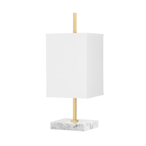 Mitzi HL700201-AGB 1 Light Table Lamp, Aged Brass