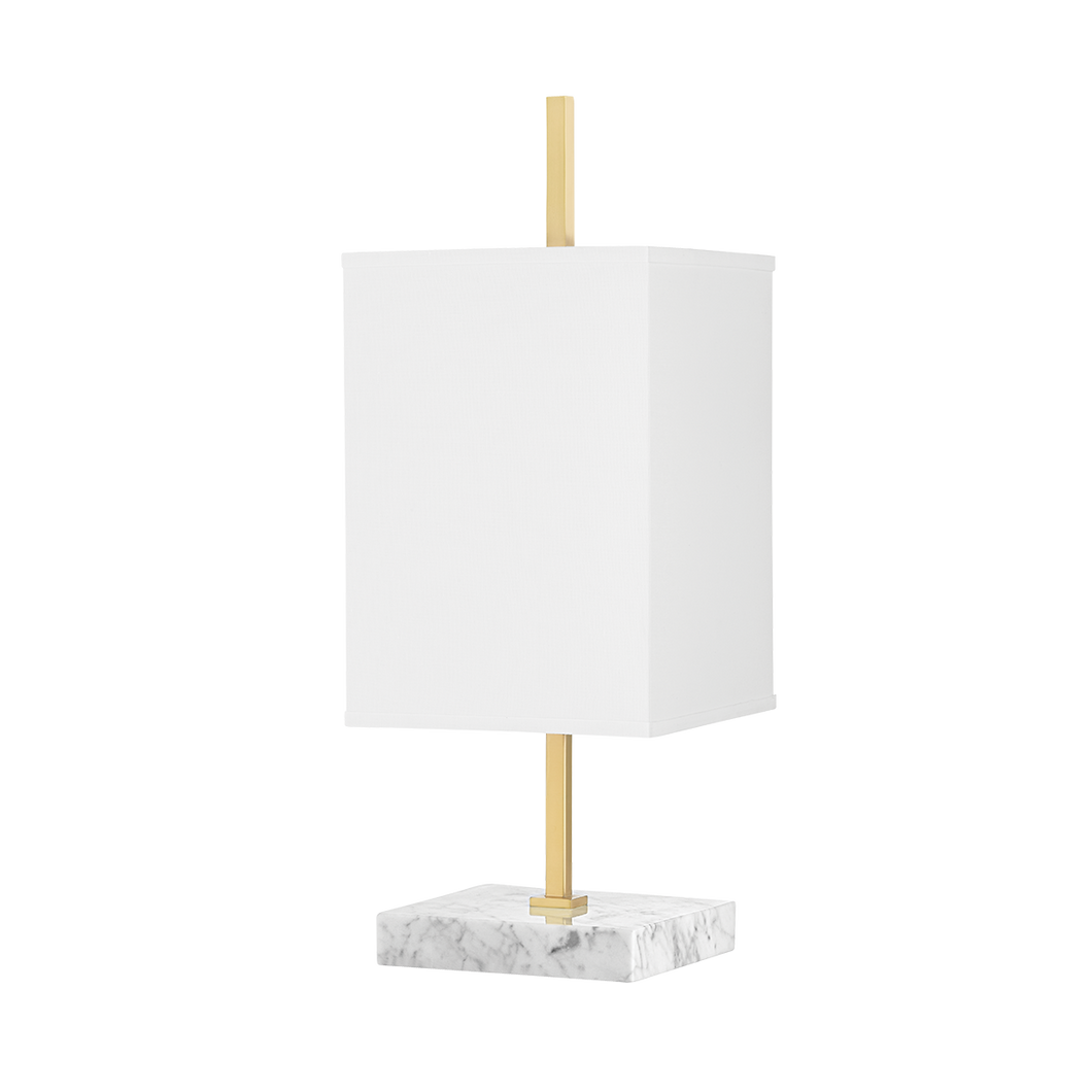 Mitzi HL700201-AGB 1 Light Table Lamp, Aged Brass