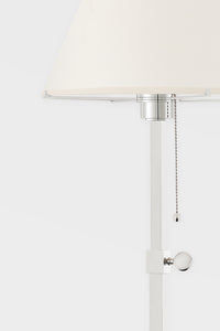 Hudson Valley MDSL133-AGB 1 Light Floor Lamp, Aged Brass