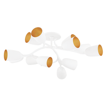 Load image into Gallery viewer, Hudson Valley 5045-WP 12 Light Semi Flush, White Plaster