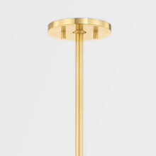 Load image into Gallery viewer, Mitzi H469805-AGB/CCR 5 Light Chandelier, Aged Brass/Ceramic Gloss Cream