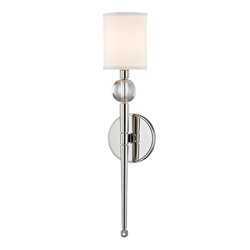 Local Lighting Hudson Valley 8421-Pn 1 Light Wall Sconce, PN WALL SCONCE
