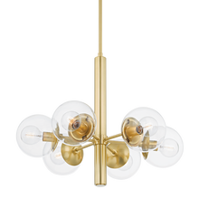 Load image into Gallery viewer, Mitzi H503806-AGB 6 Light Chandelier, Aged Brass