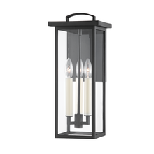 Load image into Gallery viewer, Troy B7522-TBK 3 Light Medium Exterior Wall Sconce, Aluminum And Stainless Steel