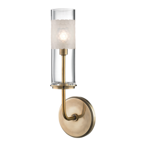 Hudson Valley 3901-Agb 1 Light Wall Sconce, AGB