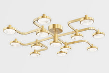 Load image into Gallery viewer, Hudson Valley 6332-AGB 6 Light Chandelier, Aged Brass