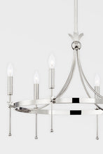 Load image into Gallery viewer, Hudson Valley 4327-PN 6 Light Chandelier, Polished Nickel
