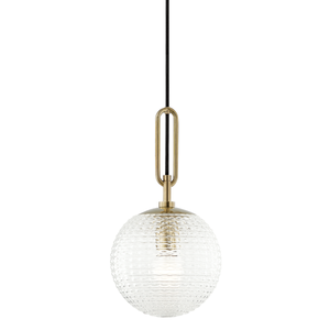 Hudson Valley 7110-Agb 1 Light Pendant, AGB