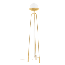 Load image into Gallery viewer, Hudson Valley L1857-AGB 1 Light Floor Lamp, Aged Brass