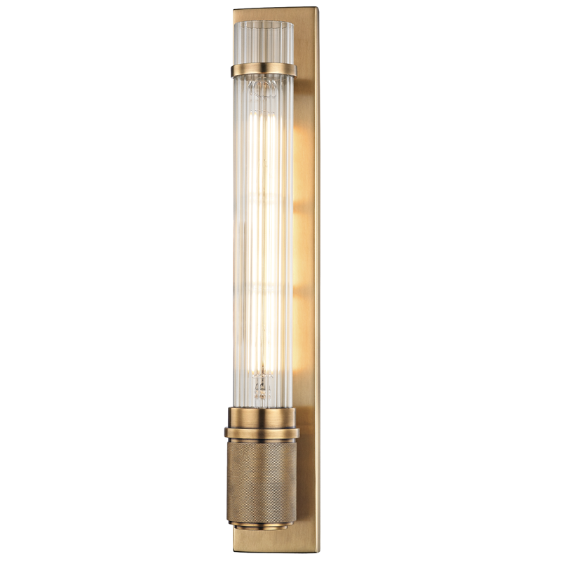 Hudson Valley 1200-Agb 1 Light Wall Sconce, AGB