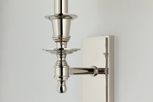 Load image into Gallery viewer, Hudson Valley 6801-Pn 1 Light Wall Sconce, PN