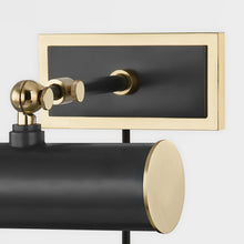 Load image into Gallery viewer, Mitzi HL263202-AGB 2 Light Picture Light With Plug, Aged Brass