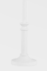 Hudson Valley MDSL440-WP 1 Light Table Lamp, White Plaster