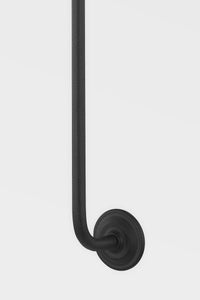Troy B3902-FOR 1 Light Wall Sconce, Forged Iron