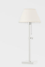 Load image into Gallery viewer, Hudson Valley MDSL132-PN 1 Light Table Lamp, Polished Nickel