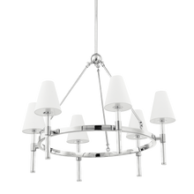 Load image into Gallery viewer, Mitzi H630806-PN 6 Light Chandelier, Polished Nickel