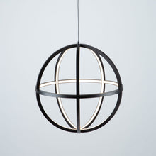 Load image into Gallery viewer, Artcraft AC6661BK Celestial Small 35W LED Orb Chandelier
