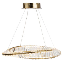 Load image into Gallery viewer, Artcraft AC6720BB Stella 40W LED Pendant, Brushed Brass