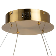 Load image into Gallery viewer, Artcraft AC6720BB Stella 40W LED Pendant, Brushed Brass