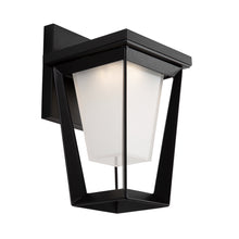 Load image into Gallery viewer, Artcraft AC9181BK Waterbury 10W LED Outdoor Wall Light, Black