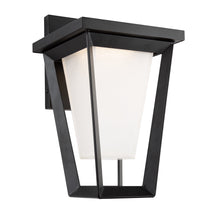 Load image into Gallery viewer, Artcraft AC9182BK Waterbury 15W LED Outdoor Wall Light, Black