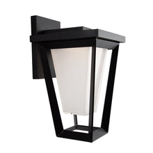 Load image into Gallery viewer, Artcraft AC9182BK Waterbury 15W LED Outdoor Wall Light, Black