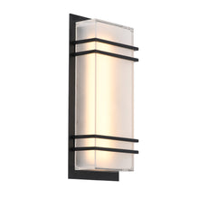 Load image into Gallery viewer, Artcraft AC9191BK Sausalito 15W LED Outdoor Wall Light, Black